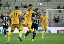 Amazonas é derrotado pelo Ceará por 2 a 1 em jogo válido pela série B