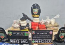 Traficante é preso com arma e 23 kg de drogas na Zona Leste de Manaus