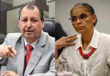 No Senado, Aziz critica Marina Silva por falta de diálogo: “Não se envolve, não aparece por aqui”