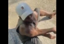 Homem que roubava morador em comunidade leva diversas pauladas de traficantes; veja vídeo