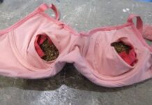 Mulher é presa após vender drogas em praça e tentar esconder maconha em sutiã