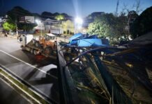 Semáforo é instalado após acidente que derrubou passarela na Torquato Tapajós