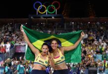 Duda e Ana Patrícia, campeãs em todas as competições, levam o ouro no vôlei de praia nos Jogos Olímpicos de Paris 2024