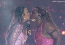 Ivete Sangalo beija cantora trans ao vivo durante apresentação no Rock In Rio