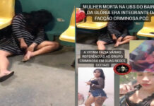 Grávida metralhada em UBS tinha suposto envolvimento com a facção PCC; veja vídeo