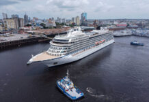 Após seca histórica, temporada de cruzeiros 2025 inicia no Amazonas com chegada do navio Sirena